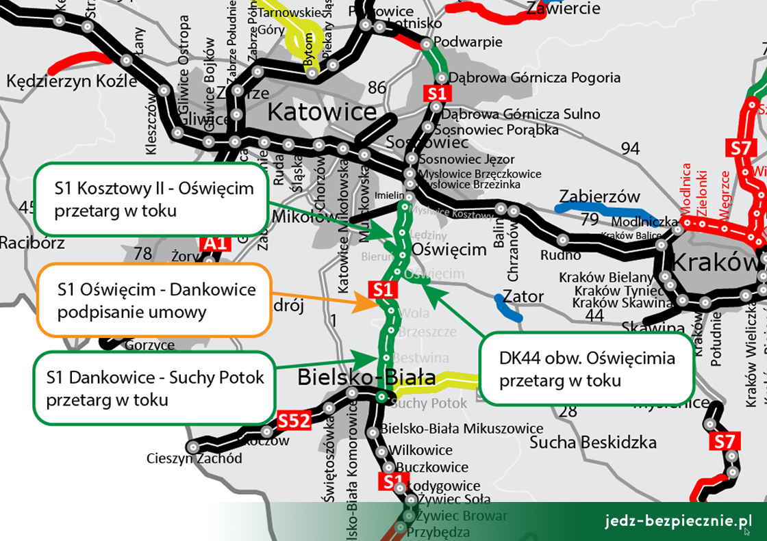 WYDANIE NA WEEKEND | Rozpoczęto prace na dwóch odcinkach S1 i S7